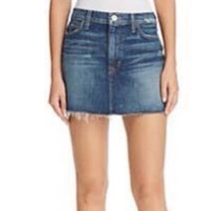 Hudson Jeans Dark Blue Mini Skirt